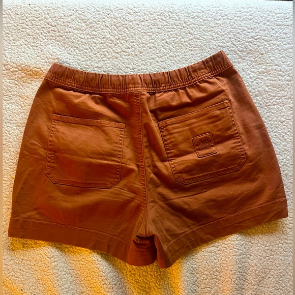 Topo Designs Dirt Shorts Women’s Hiking Casual Versatile - L - Brick Orange - Picture 7 of 13